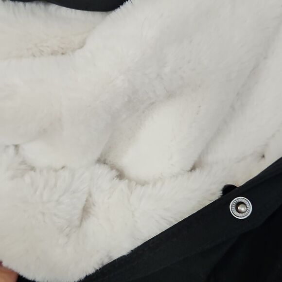 Hollister Faux Fur-Lined All-Weather Womens Jacket XL - Picture 7 of 10